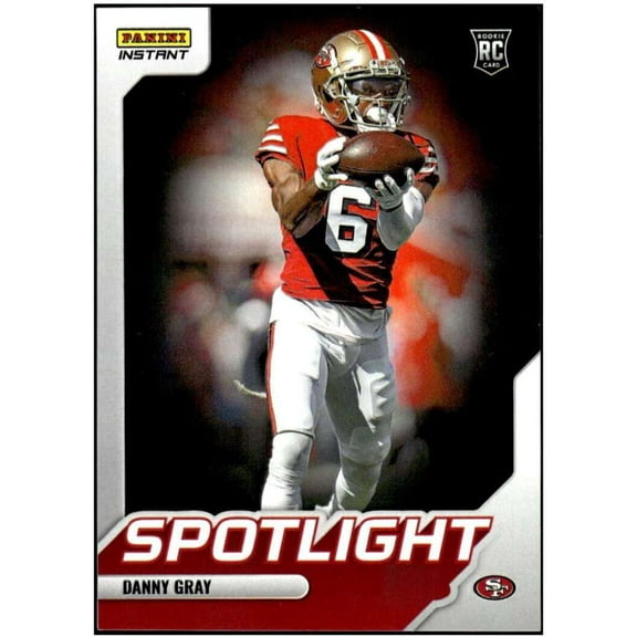 NFL 2022 Instant Football Spotlight Rookies Danny Gray Trading Card #31 (Rookie) (Panini)