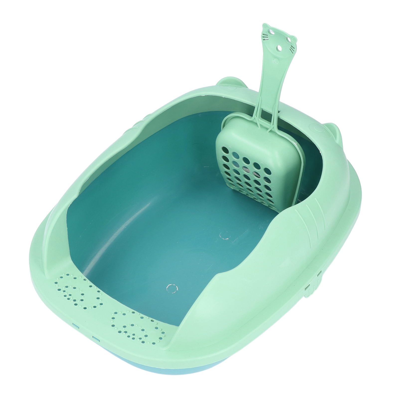Fyydes Semi Enclosed Cat Toilet Semi Enclosed Litter Box Anti Easy to