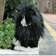 thumbnail image 3 of Lion Mane Wig for Cats, Funny Pet Cat Costumes for Halloween Christmas, Furry Pet Clothing Accessories (Size S, Black), 3 of 7