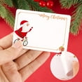 thumbnail image 3 of WJCA 120pcs Christmas Gift Name Tags with Assorted Santa Designs - Self Adhesive Merry Christmas Labels for Presents, Large Blank Gift Tags for Holiday Wrapping & Decorations, 3 of 6