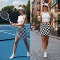 thumbnail image 6 of Cueply Skorts for Woman Tennis Skirt Inner Shorts Summer Casual Drawstring Tie Skirts with Pockets, 6 of 9