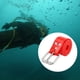 thumbnail image 4 of Cinturón de buceo recortable de 85 ,3 hebilla de material acero inoxidable Cinturón de cinturo de esnórquel de silicona para buceo , ROJO Soledad Cinturón de peso de buceo, 4 of 9