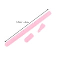 thumbnail image 2 of OUNONA Étui Porte-Stylo de Rentrée Scolaire Compatible avec Apple Pencil 2 Silicone Antichoc Rose Lot de 1, 2 of 5