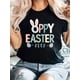 thumbnail image 1 of Camiseta De Mujer Camisetas Femeninas Verano Estampado De Ropa Casual Con Cuello RedondoHappy Easter Eggs Rabbit Print Crew Neck T-Shirt, Women Graphic T Shirts, Casual Short Sleeve T-ShirCamisetas, 1 of 6