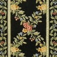 thumbnail image 4 of SAFAVIEH Chelsea Makayla Floral Wool Runner Rug, Black, 2'6" x 12', 4 of 5
