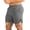Grey, variant on Sngxgn Men’s Casual Shorts Summer Beach Flat Front Shorts Drawstring Short(Black,XL)