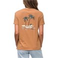 thumbnail image 2 of Reef Womens Vacay Graphic T-Shirt brn1 S, 2 of 3