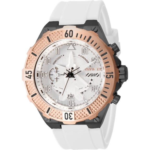 Invicta Men's Aviator White Dial Watch - 39894