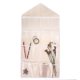 thumbnail image 5 of 16 Pockets Over Door Hanging Storage Bag Case Organizer Wall Door Hanger Closet Underwear Socks Bra Storage Organizer Sundries Holder (Grey), 5 of 5