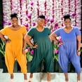 thumbnail image 4 of Sassy Women's Harem V-Cut Jumpsuit, 4 of 4