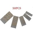 thumbnail image 2 of Mini Round Shank Drill Bit Set Small Precision Hss Twist Drill Steel(50pcs), 2 of 5