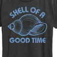 thumbnail image 3 of Instant Message - Seashell - Shell of a Good Time - Women's Short Sleeve Graphic T-Shirt, 3 of 6