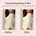 thumbnail image 6 of Nimiah Adhesive Bra Push Up for Women, Sticky Invisible Lifting Bra, Backless Strapless Bras for Dress with Pasties, 6 of 8