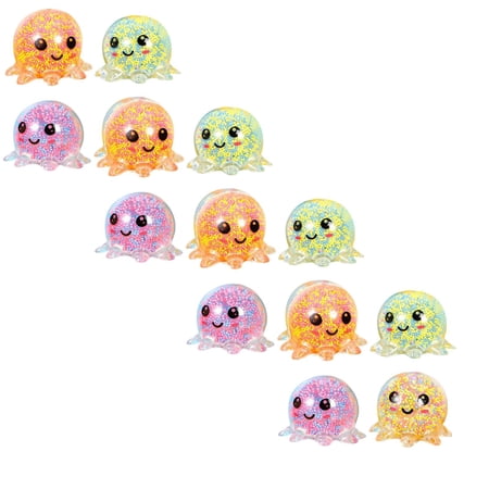 Wonitaaizi Octopus Squishy Slow Rising Squishy Soft Squeeze Stress Relief (Random 4PC)