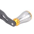 thumbnail image 1 of Strong Saltwater Reel Handle Replacement, Lightweight Carbon Metal Rocker Arm for Bait Fishing Reels Interchangeable Left Right Hand Suitable for Baitcasting Reels, 1 of 7