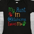 thumbnail image 4 of Inktastic My Aunt in Oklahoma Loves Me Boys or Girls Baby Bodysuit, 4 of 5