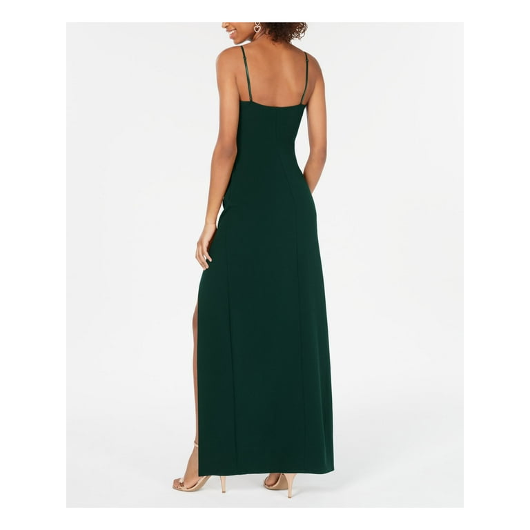 EMERALD SUNDAE 59 Womens New Green Spaghetti Strap Sheath Dress L