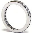 thumbnail image 3 of Pompeii 1 1/2ct Channel Set Lab Grown Diamond Eternity Ring 14K White Gold (F,VS), 3 of 3