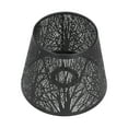 thumbnail image 2 of Lampshade, Wrought Iron Lamp Cover Easy To Install  Heat Dissipation Mini E27  For Home For Bedroom For Bedside Black, 2 of 8