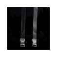 thumbnail image 1 of facefd 2pcs Adjustable Transparent Bra Straps Waterproof Clear Shoulder Straps Wear-resistant Metal Hook Replacement for Underwear Matte Matte 37cm*1cm, 1 of 6