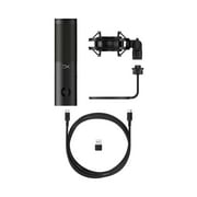 HyperX QuadCast 2 S – USB Microphone, with RGB Lighting, Streaming and Podcasting, with On-Board Controls, LED Lighting, Removable Shock Mount, PC, Mac, USB-C - Black