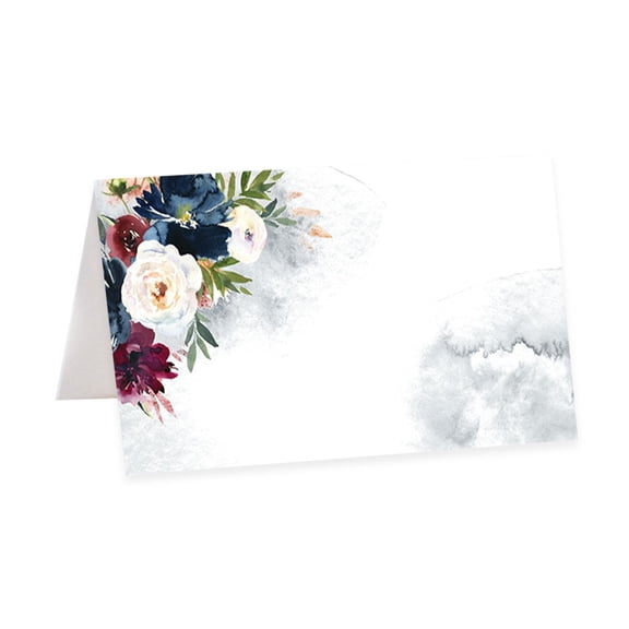 Koyal Wholesale Tent Table Place Cards Modern Rustic Florals Wedding 56 Pack