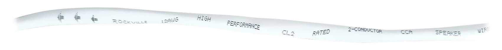 Rockville RCC12-500-2 CL2 Rated 12 AWG 500' CCA Speaker Wire In Wall Ceiling 70V