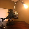 thumbnail image 4 of Billuyoard Lámpara de retro Angler Fish Lamp con cabeza de lámpara flexible Lámpara de artística para Home Bar Cafe Iluminación y accesorios, 4 of 6