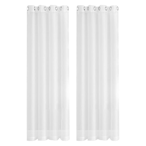 WMGHA Blackout Curtains 98 Inch Length 2 Panels Set, Thermal Insulated Long Curtains& Drapes 2 Burg, Room Darkening Grommet White Curtains for Living Room, 98x39 in