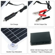 Dazone Solar Panel Kit, 200W 100A 12V/ 24V Battery Solar Charge Charger With Controller, High Effciency Power Station Caravan RV Boat Car Outdoor Camping Trailer Emergency