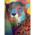 thumbnail image 2 of Wallich, Richard 19x24 Black Ornate Wood Framed with Double Matting Museum Art Print Titled - Cheetah, 2 of 4