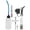 Silver - US Plug, variant on YAHHU Model Fuel Car Starter Kit Plug Igniter for HSP 80141 1/8 1/10 Remote Control Vehicles (US Plug, 110-240V)