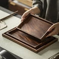 thumbnail image 4 of Wooden Bamboo Serving Tray Tableware Food Tray for Kitchen Dinners Party Tea Bar, 4 of 9