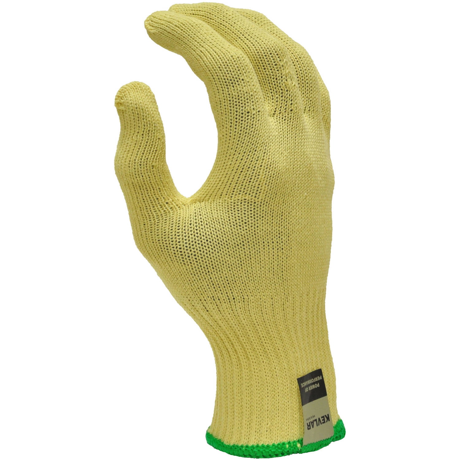 G & F Cut-Resistant 100 Percent DuPont Kevlar Gloves, Color Yellow Size Extra Large, 1 Pair
