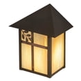 thumbnail image 4 of Meyda Tiffany 160167 Seneca 11" Tall Wall Sconce - Brown, 4 of 6