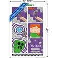 Minecraft Comic Printable Minecraft - Simple Comic Alex Creeper Wall Poster, 22.375