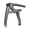 Black, variant on Riousery 4-in-1 Silver Guitar Capo Quick Change Trigger Capo with String Cutter, Pick Holder and Bridge Pin Puller for Acoustic Electric Guitars, Ukulele, Bass, Zinc Alloy