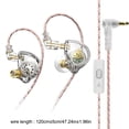 thumbnail image 2 of QualitChoice AK6 PLUS Écouteurs Filaires Oreillette à Réduction de Bruit Casque avec Embouts Blancs avec Micro 1 Ensemble, 2 of 6