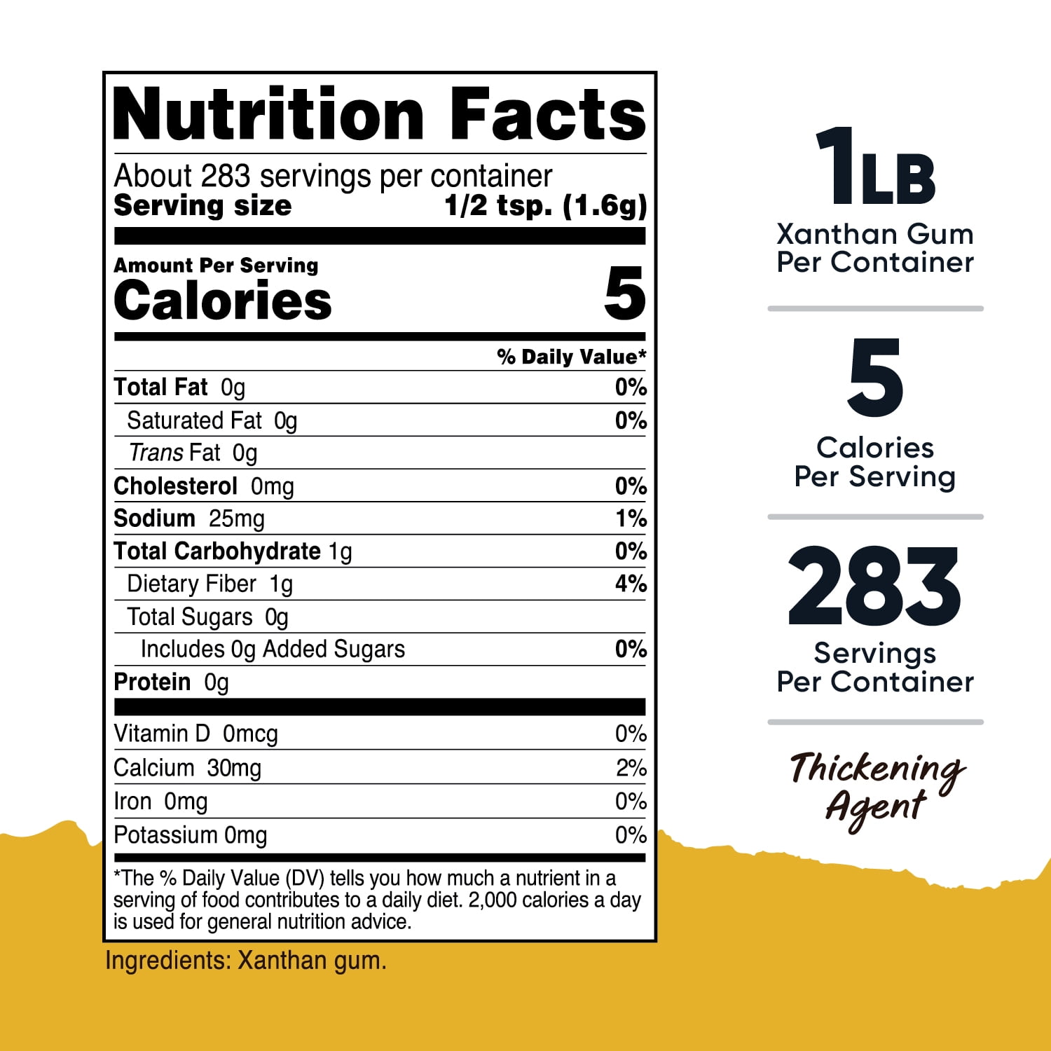 Nutricost Pantry Xanthan Gum (1 LB) - Gluten-Free, GMO-Free