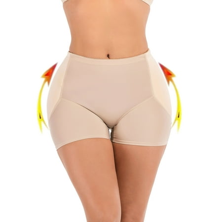 LELINTA Panty Butt Lifter Shaper for Womens Shapewear Boyshorts Control Butt Enhancer Panties Black/Beige/Plus Size M-3XL