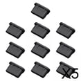 thumbnail image 1 of 10 Tapones Antipolvo USB C Baoblaze Protectores de Puerto de Carga para Teléfono Color Negro, 1 of 8