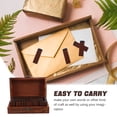 thumbnail image 3 of MasteelfCA 70pcs Vintage Style Alphabet Letters Number Symbol Rubber Stamps Seals in a Wooden Box Case (Random Rubber Color), 3 of 7
