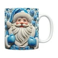 thumbnail image 2 of RnemiTe-amo Christmas Coffee Mug,3D Cute Santa Claus Snowman Merry Christmas Mug New Year Gifts Christmas Gifts for Friends Men Women Father Mother Coffee Mugs for Christmas, 2 of 5