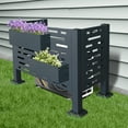 thumbnail image 2 of CarButler 3x2ft Outdoor Air Conditioner Fence Privacy Screen Panels,3ft Height, Metal Privacy Fence Cover, 2 of 7