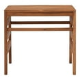 thumbnail image 3 of Walker Edison Table d'Appoint Modulaire en Acacia d'Extérieur en Marron, 3 of 13