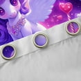 thumbnail image 4 of Feelyou Magic Unicorn Angel Blackout Curtains Set of 2 (52x84 Each), Dreamy Cloud Rainbow Galaxy Window Curtains, Fairy Tale Animal Curtains and Drapes, Living Room Curtains Decor, 4 of 6