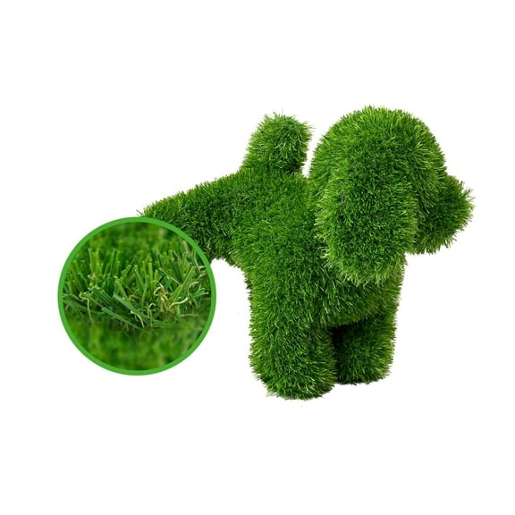 Universal Statues Dog Outdoor Garden Artificial Turf Topiary - 20"
