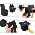thumbnail image 2 of 30 Cajas de Embalaje de Gorros de Graduación Negras, Cajas de Regalo, Cajas de Regalo de Cartón, Cajas de Regalo Vacías, Mini Cajas de Dulces, Chocolate, Temporada de Graduación, 2 of 5