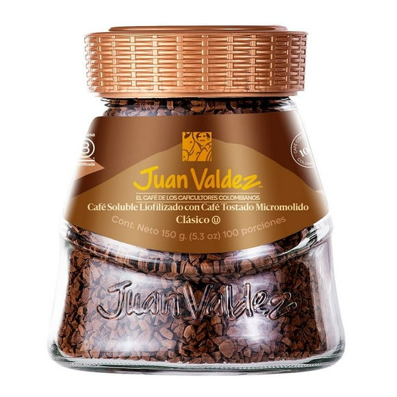 Café Micromolido Juan Valdez Liofilizado Regular 150gr