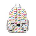 thumbnail image 3 of Colorful Funny Dachshund Backpack for School,Cute School Bag,Schoolbag with Adjustable Shoulder Straps & Padded Back,15.25"x11.5"x5.25", 3 of 6